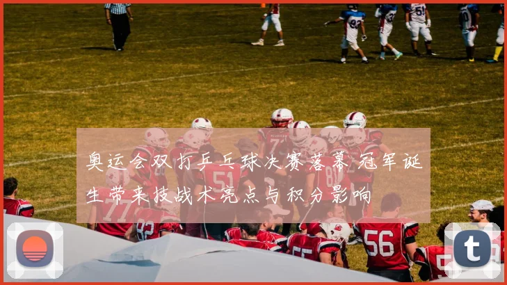 奥运会双打乒乓球决赛落幕 冠军诞生带来技战术亮点与积分影响